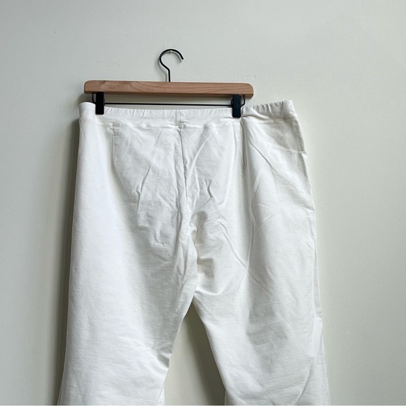 Eileen Fisher High Waist Slim Crop White Washable Stretch Crepe Pants 2X Pull-on - Picture 6 of 12